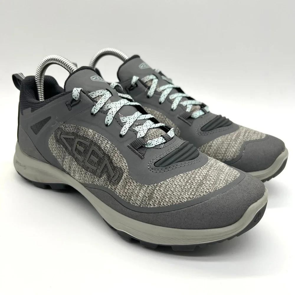 KEEN Terradora Flex Hiking Shoes Womens 8.5 Grey Waterproof Low Top Sneakers